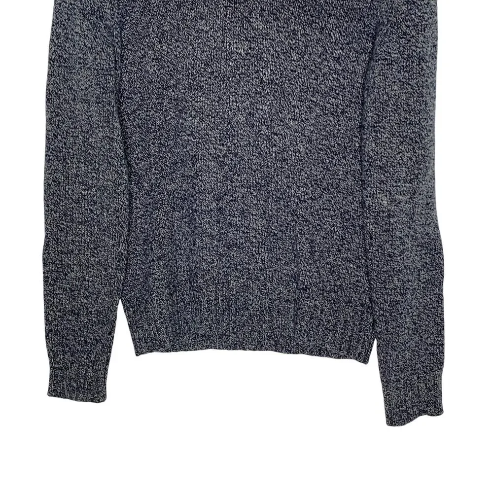 Banana Republic S Mens Cozy Shawl Sweater Heathered Gray Grandpa